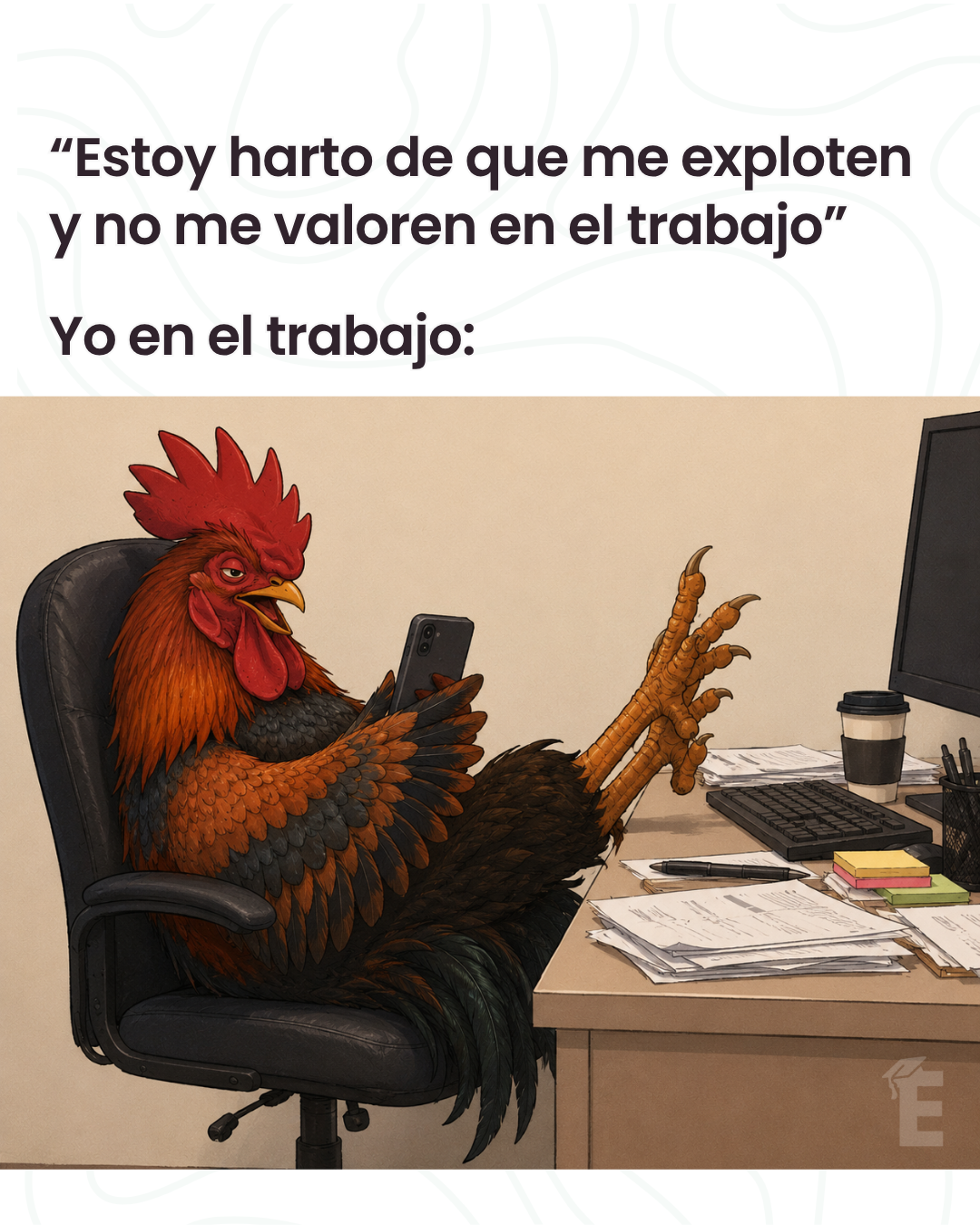 Todo el día estresado. 😞