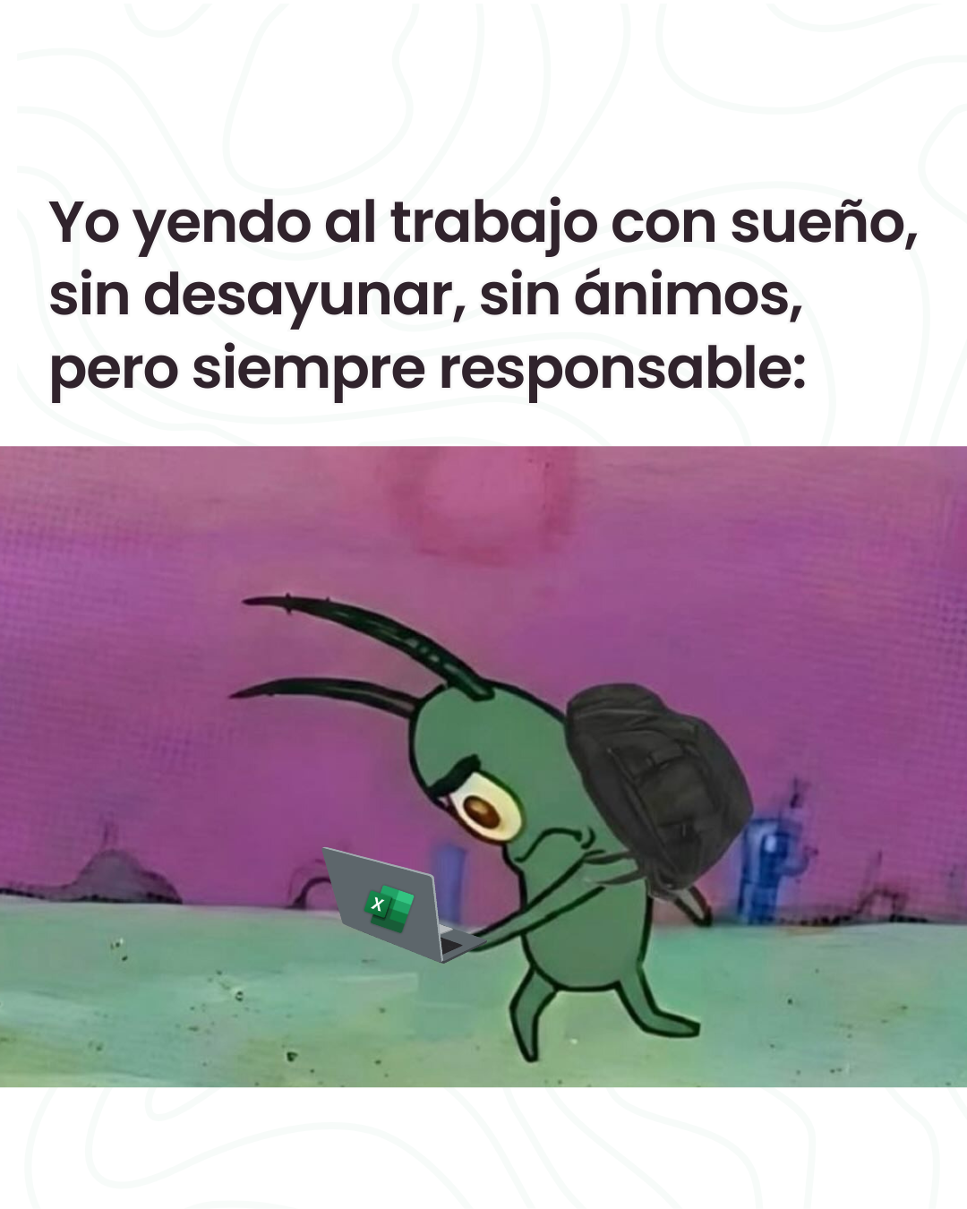 Siempre responsable. 🤨
