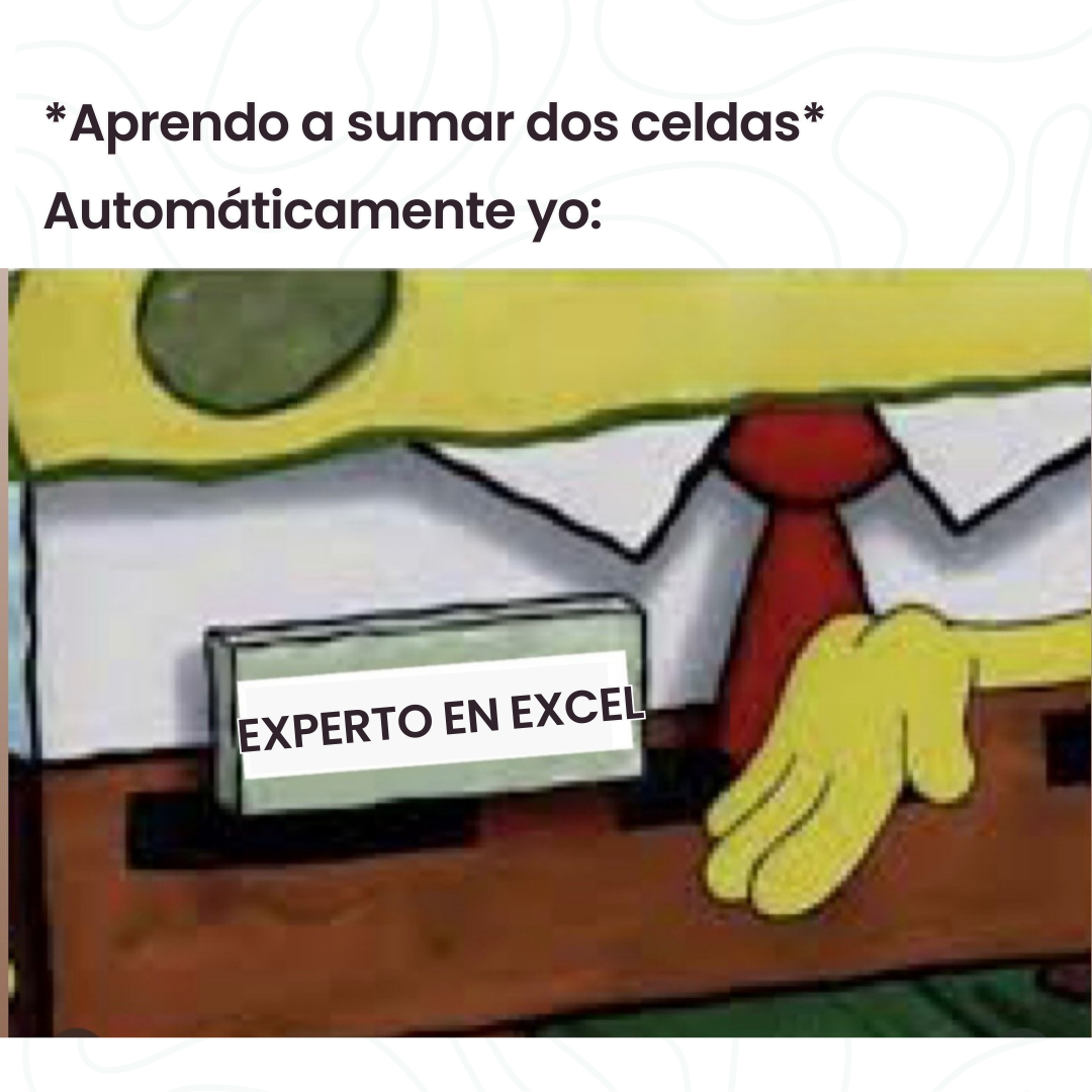 Experto con maestría y doctorado en Excel.😏
