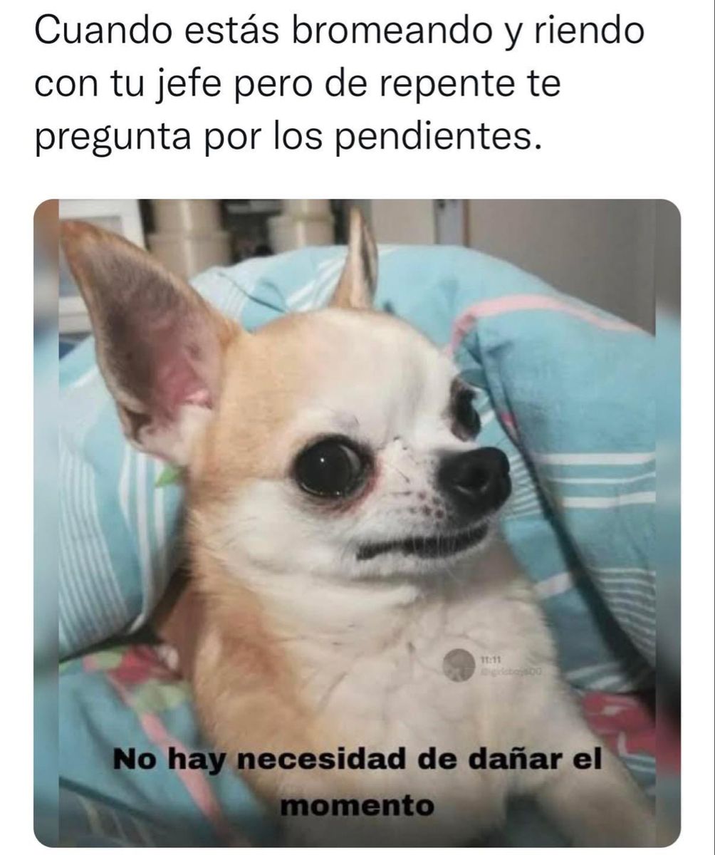 Pendientes del trabajo