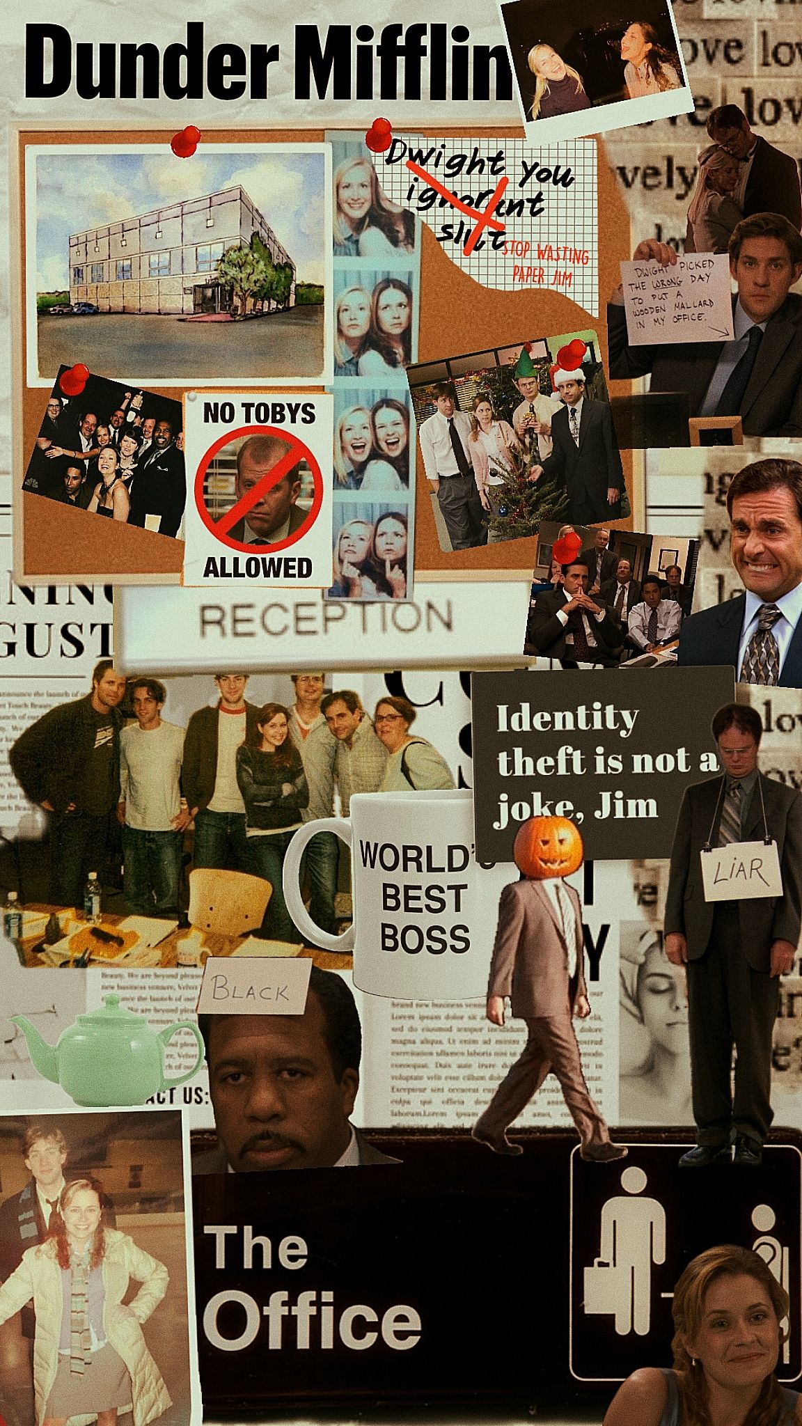 The Office wallpaper inspo| I think Dwight and Ángela are really underrated as a couple :(