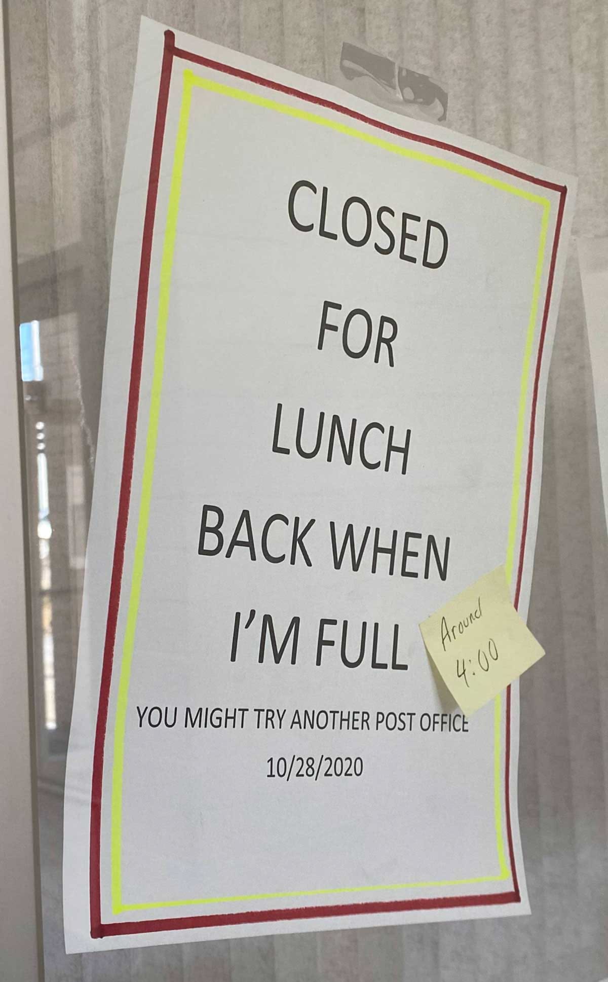 The higher-ups keep short-staffing my local post office lately. Here’s how the postmaster dealt with it today | Odd Stuff Magazine