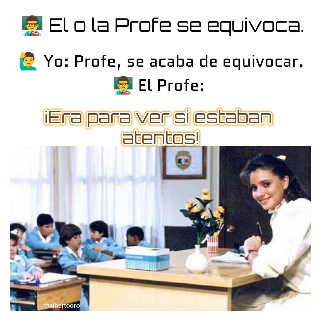 El Profe se equivoca.