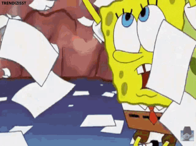 Spongebob Busy GIF – Spongebob Busy Working – Discover & Share GIFs
