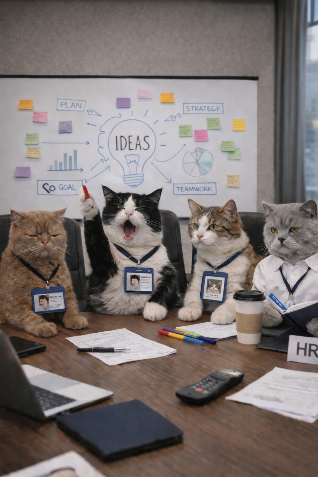 The most important meeting of the week: Where is the wet food?