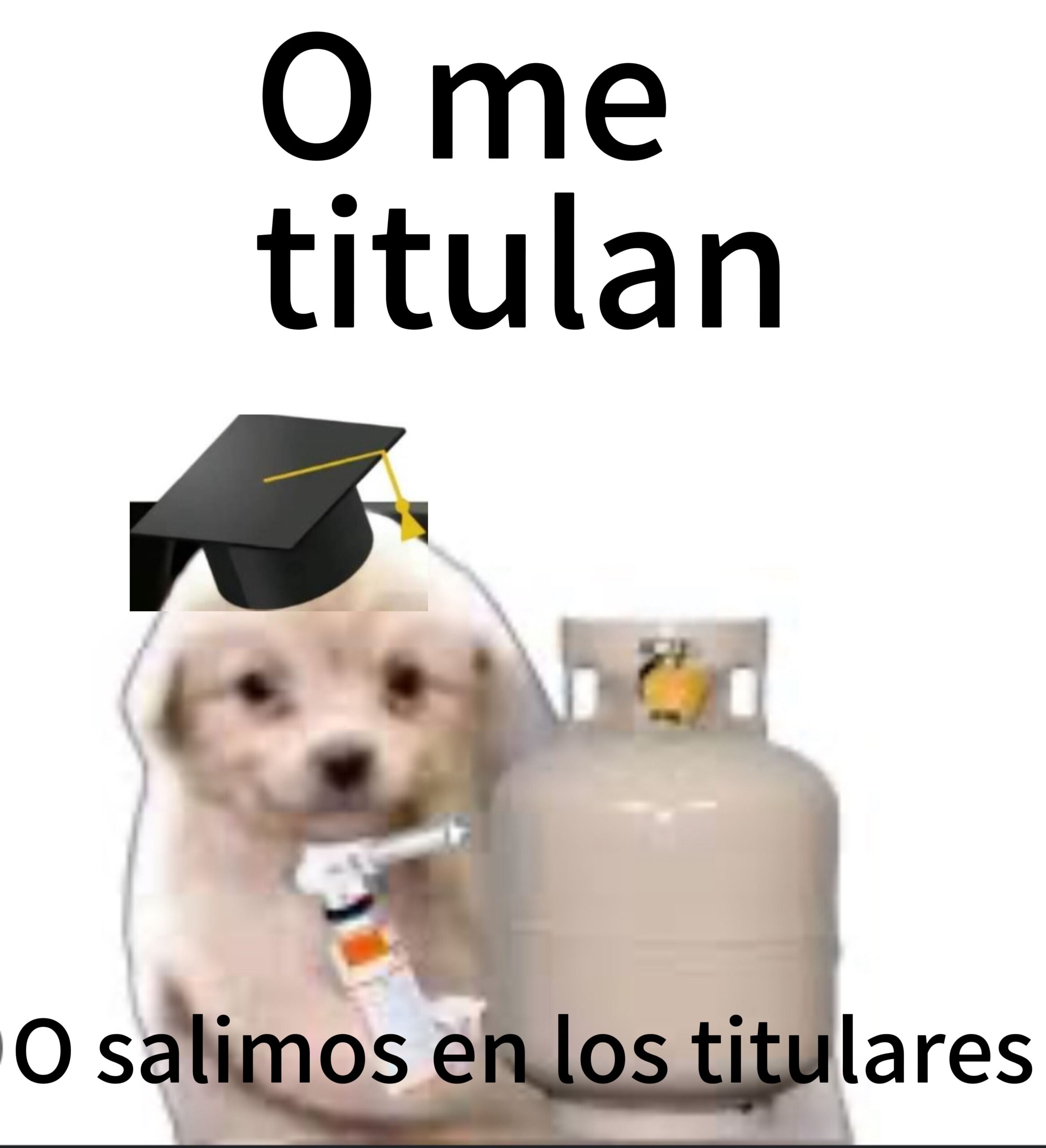 O me titulan o salimos en los titulares