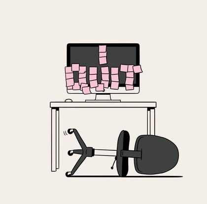 Seven years ago, with the help of a post-it note or two I quit my full time job to follow my dream of drawing every day for a living. It was one of the most important and defining decisions I’ve ever made. Life is so short. Make sure you spend it… by Bruno Borella – Savee