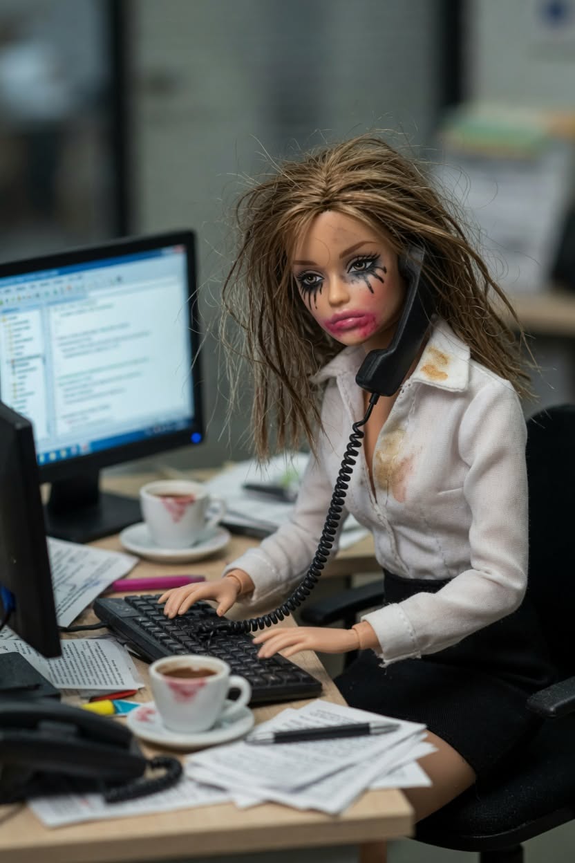 tired barbie