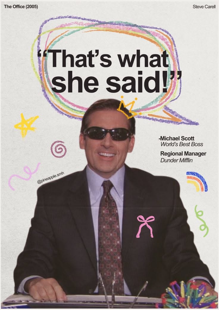 Micheal Scott from The office is an incredible actor✨